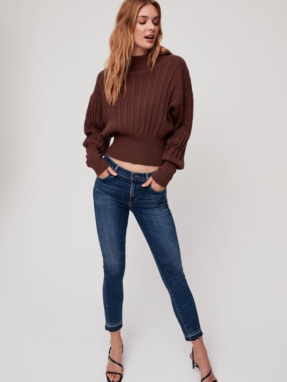 Citizens Of Humanity Rocket Crop Weekender High Rise Skinny Jeans, Size 28
